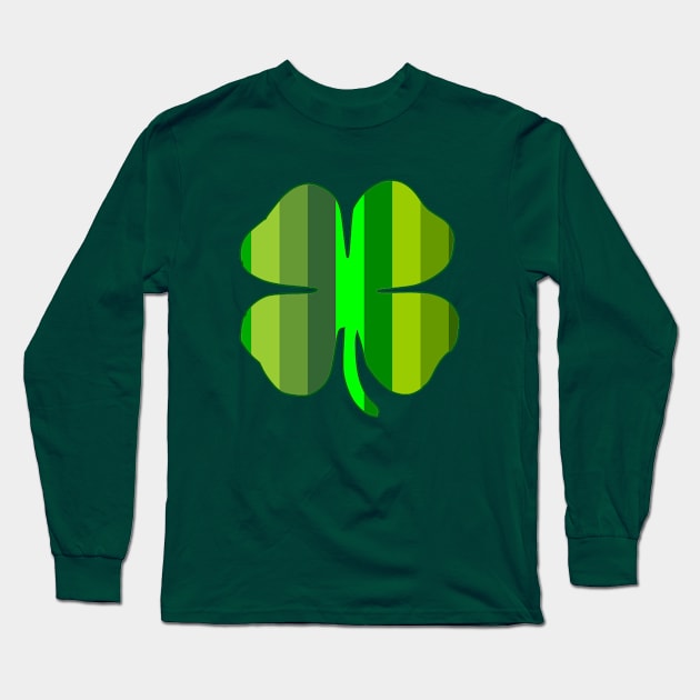 Shamrock Stripe Long Sleeve T-Shirt by Vandalay Industries